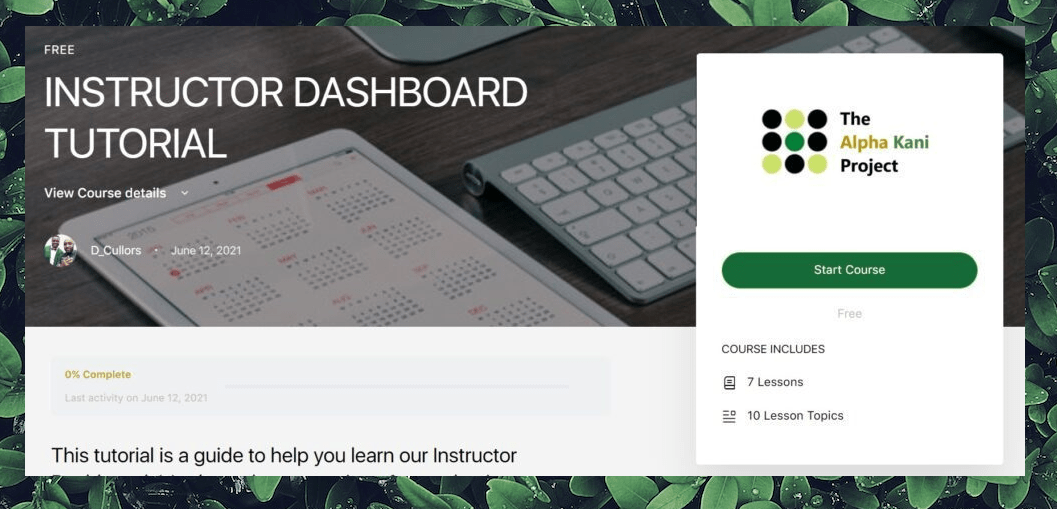 Create Your Own Courses Image