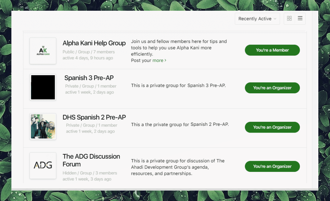 Organize Your Classes or Followers Image