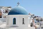 church, town, cyclades